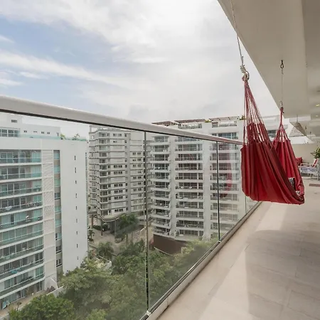 Mq1206 | Lujo, Vista Y Jacuzzi Privado 2bd Cartagena