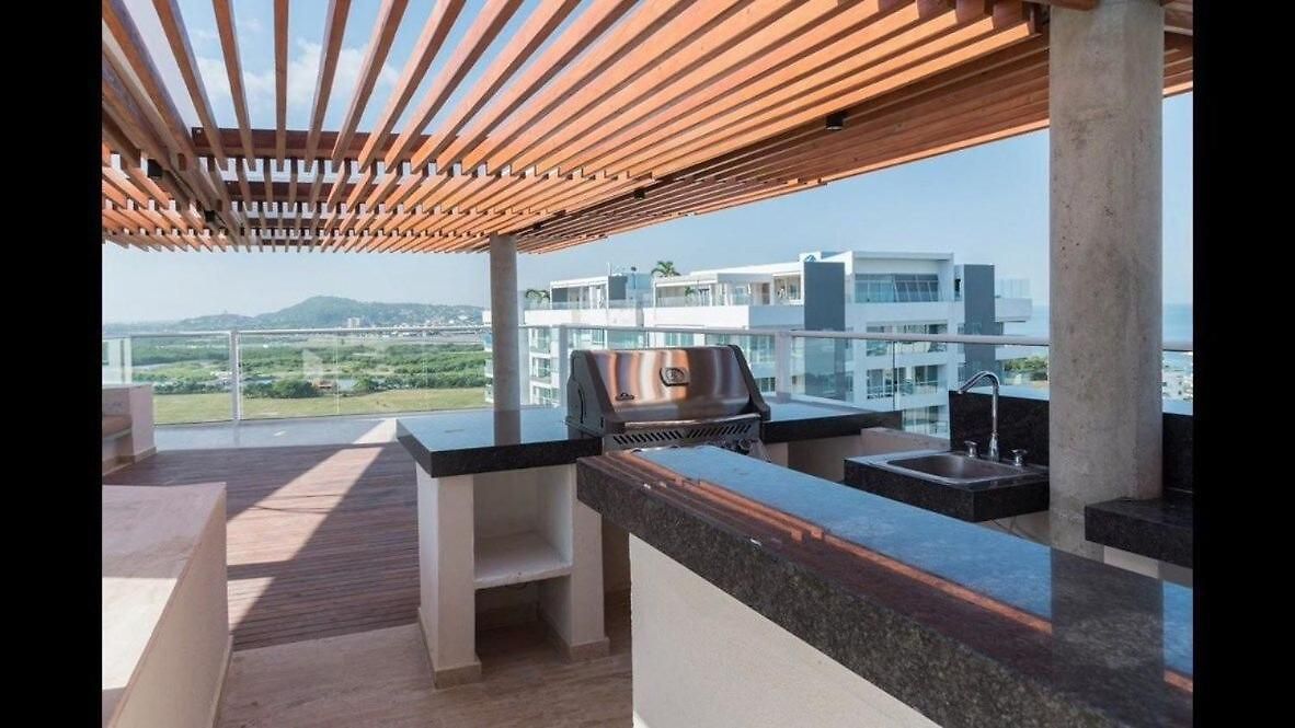 Apartamento Mq1206 | Lujo, Vista Y Jacuzzi Privado 2bd Cartagena