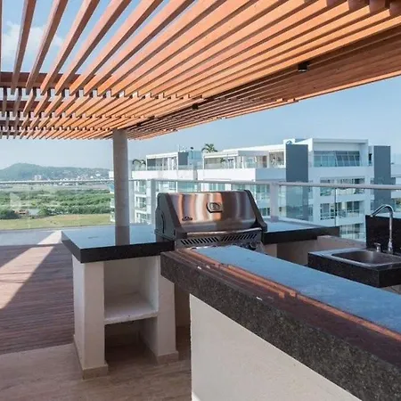 Apartamento Mq1206 | Lujo, Vista Y Jacuzzi Privado 2bd Cartagena