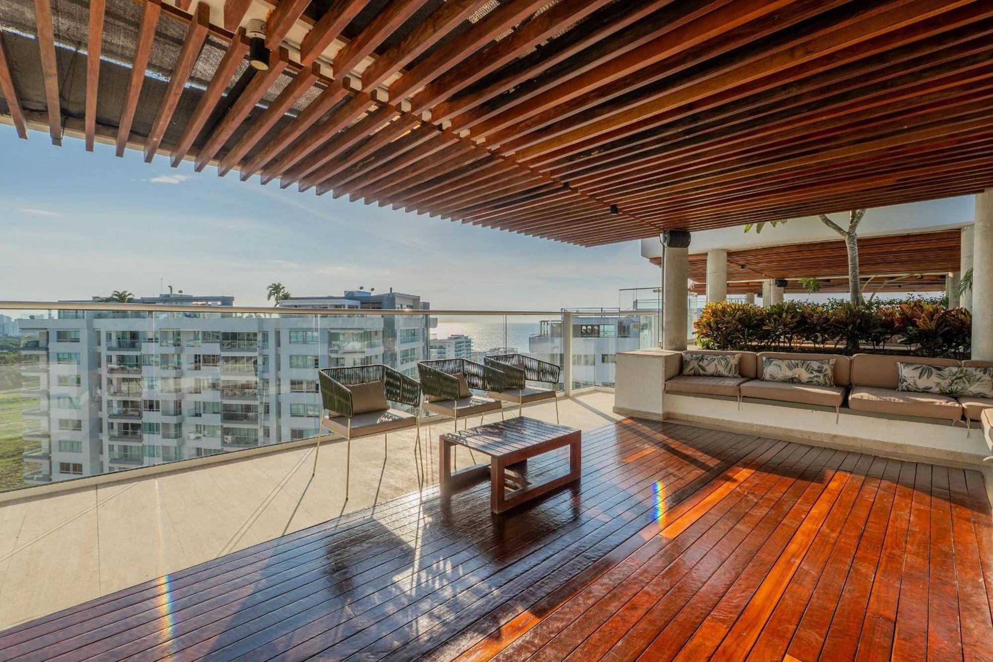 Apartamento Mq1206 | Lujo, Vista Y Jacuzzi Privado 2bd Cartagena