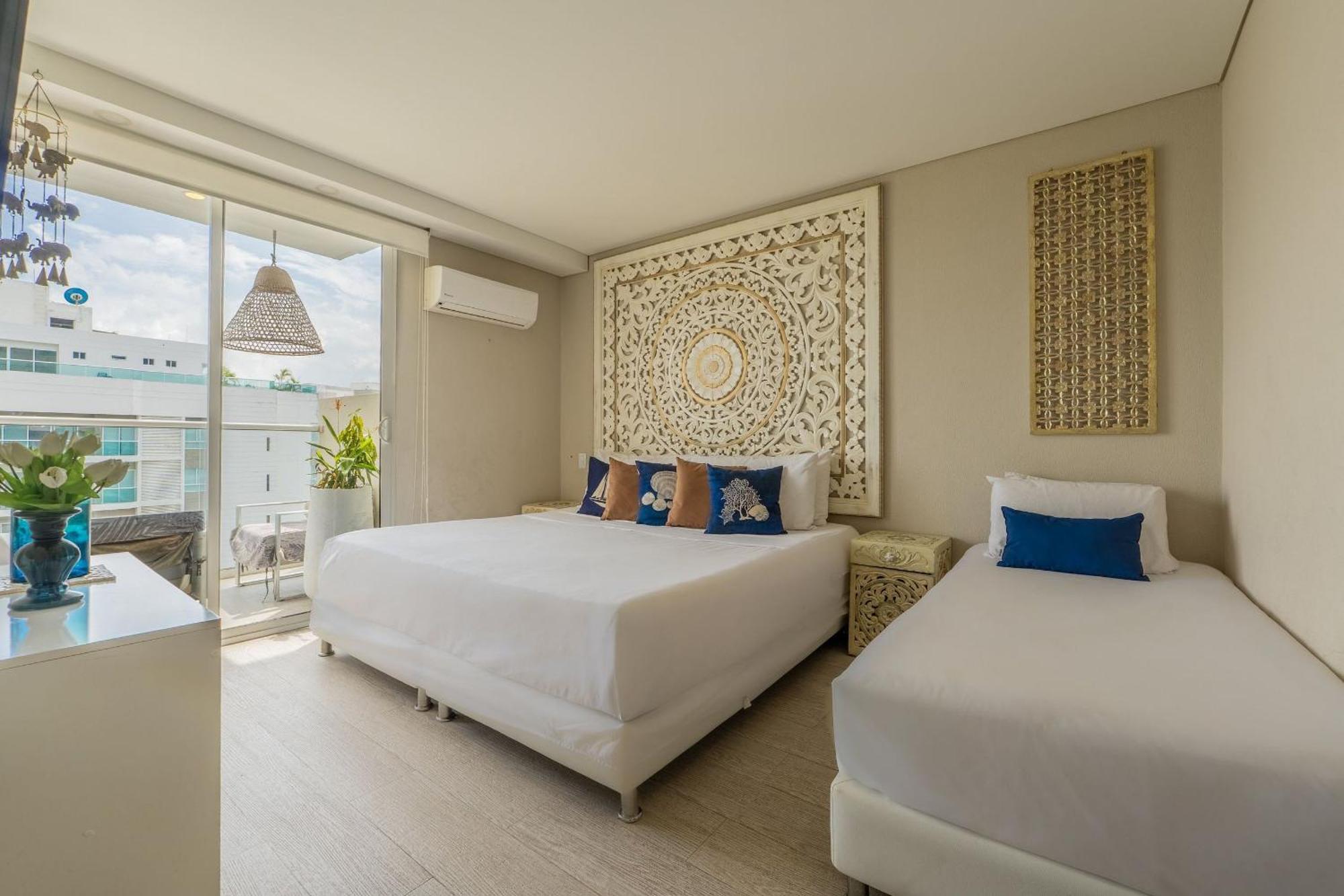 Apartamento Mq1206 | Lujo, Vista Y Jacuzzi Privado 2bd Cartagena