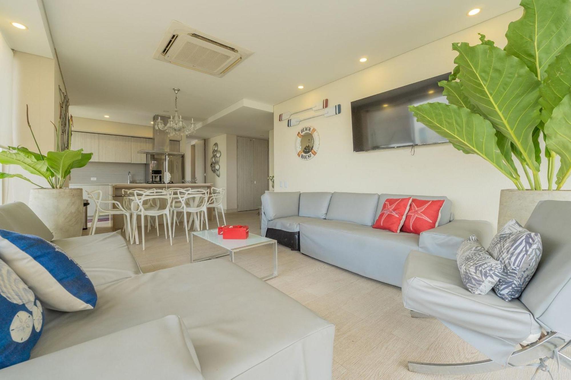 Apartamento Mq1206 | Lujo, Vista Y Jacuzzi Privado 2bd Cartagena